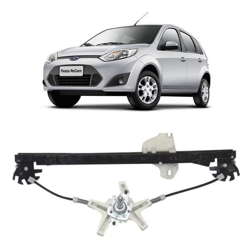 Máquina Vidro Traseira Direita Ford Fiesta 2002/2014
