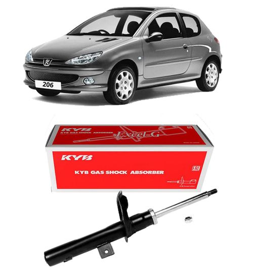 Amortecedor Dianteiro Peugeot 206 1999 A 2010 Direito