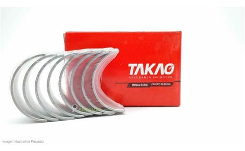 Bronzina de Biela Escort Pampa Royale Verona Versailles Gol Golf Kombi Logus Parati Passat Pointer Quantum + 1981 a 2003 TAKAO BBVW18B 075 / 19045