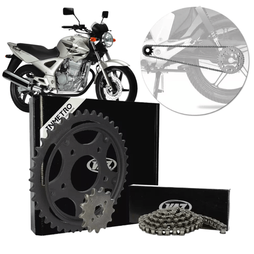 Kit Relação Transmissão Completo Honda Cbx 250