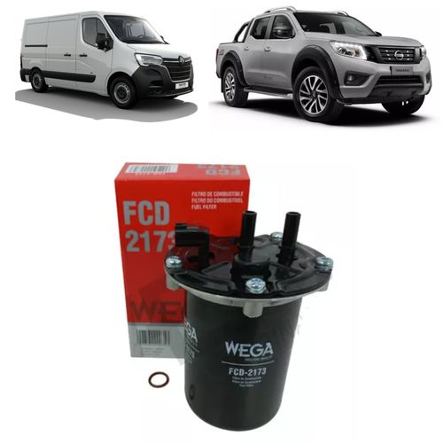 FILTRO DE COMBUSTIVEL MASTER 2.3 2022 A 2023 FRONTIER 2.3 2017 A 2023 WEGA