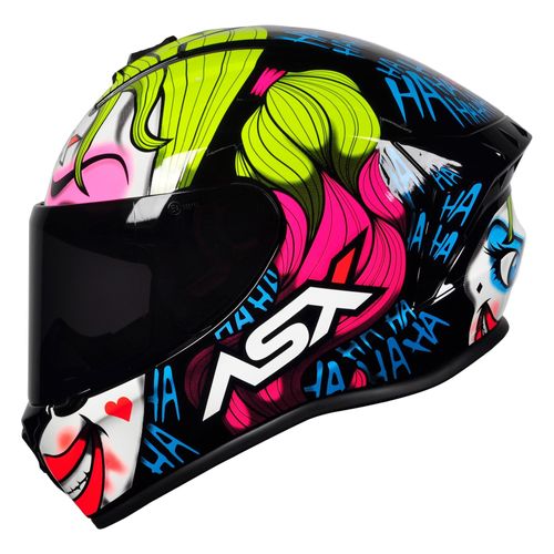 Capacete asx draken joker/queen