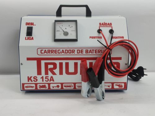 Carregador de Bateria Automotivo TRIUNFO Mod. 150 - 15 A