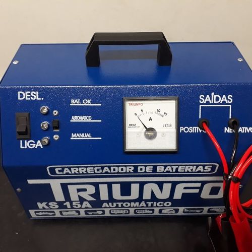 Carregador de Bateria Automotivo TRIUNFO Mod. 152 - 15 A