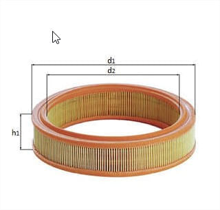 Filtro de ar IPANEMA 89- Metal Leve LX958