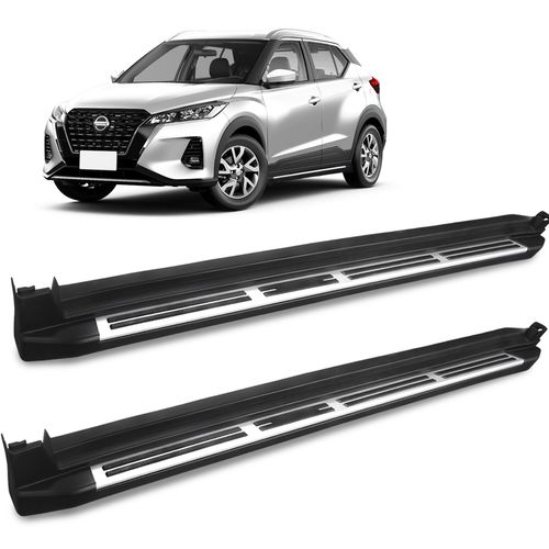 Estribo Lateral Nissan Kicks 2017 a 2023 Preto Modelo Original