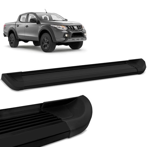 Estribo Lateral L200 Triton 2008 a 2023 Preto G2 Bepo