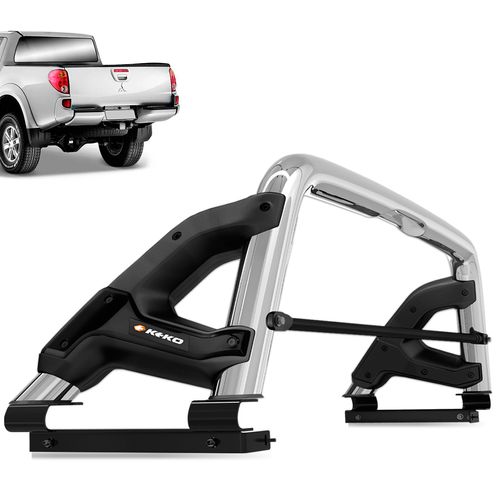 Santo Antonio L200 Triton 2008 a 2018 Cromado Com Grade Keko K3