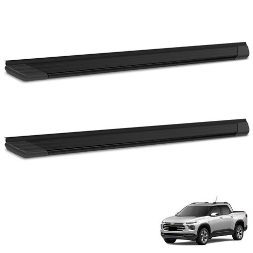 Estribo Lateral Montana 2023 2024 Alumínio Preto Bepo SUV II