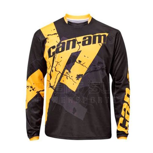Camisa Manga Longa Amarela Para Trilha Can-am