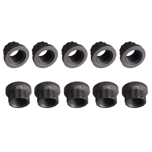 Porca dodecagonal SPA M10 X 1,25 - Kit com 10 unidades