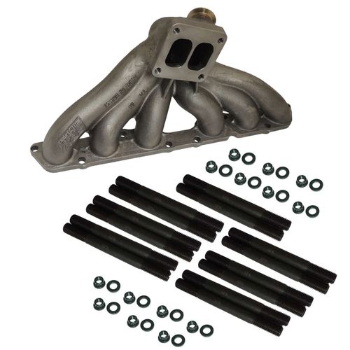 Prisioneiro de Cabeçote Forjado Motor 2JZ Toyota/Lexus/Coletor de escape Turbo Toyota Supra 6CIL 2JZ-GE (wastegate V-Band)-T4