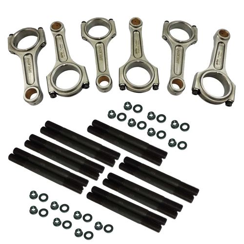 Prisioneiro de Cabeçote Forjado Motor 2JZ Toyota/Lexus/ 14 Unidades /Jogo Biela Forjada Super A-Beam 142mm 1600cv para Toyota 2JZ
