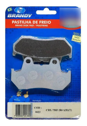 Pastilha Dianteira Brandy Cbx750 (d/t)