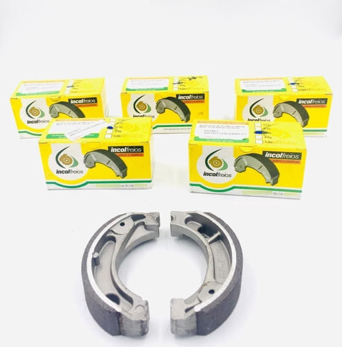 5 Patim Traseiro Biz100 Biz125 Xls125 Nxr125 Nxr150 0,50