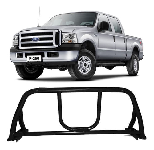 Grade Vigia Vidro Santo Antonio F-250 F250 Propria Preto