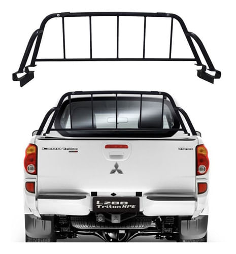 Grade Vigia L-200 2008 A 2016 Triton C/suporte Preto