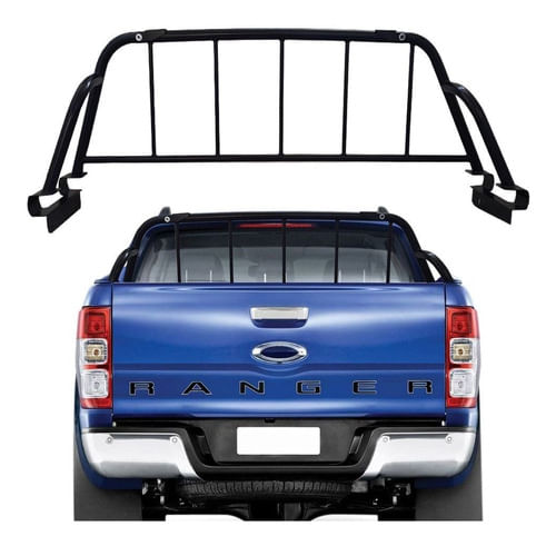 Grade Vigia Ranger 2013 Com Suporte Preto