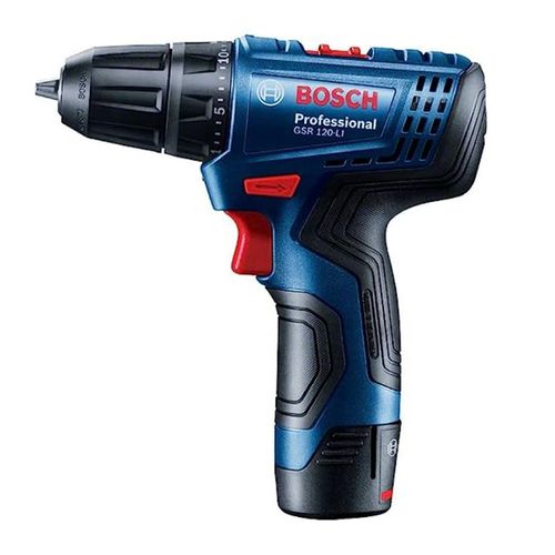 Parafusadeira Furadeira a Bateria 12V GSR 120-Li Com 2 Baterias 1500 rpm Bosch