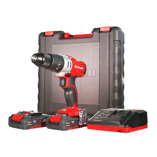 Parafusadeira Furadeira de Impacto TE-CD 18-2 Li-i 2B com 2 Bateria 18v 44nm Einhell