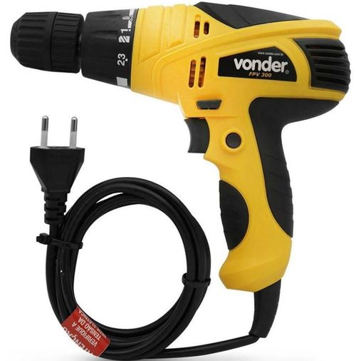 Parafusadeira Furadeira 280w FPV 300 3/8" 127v Vonder