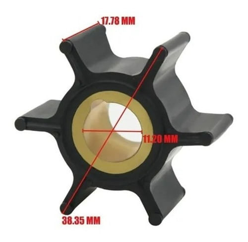 Rotor Da Bomba D'água Johnson Evinrude 4 6 8hp Importado