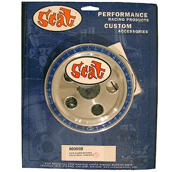 Polia Virabrequim VW/AR 5 Furos Billet - Graduação em Blue - SCAT
