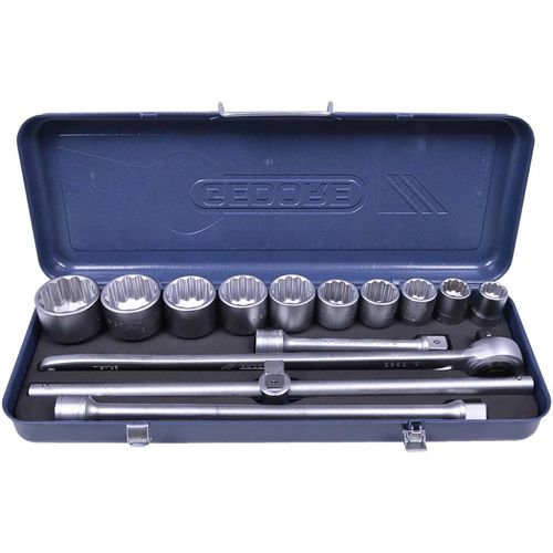 Jogo De Soquete Estriado 3/4" 22 A 50mm - Gedore