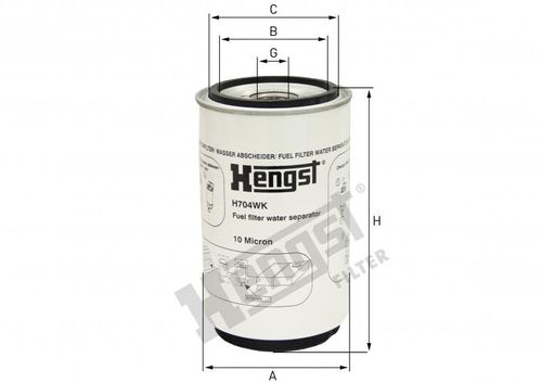 FILTRO RACOR TRACTOR/EUROCARGO/VERTI |124