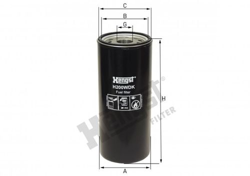FILTRO OLEO DIESEL FH/NH 12 380/2004