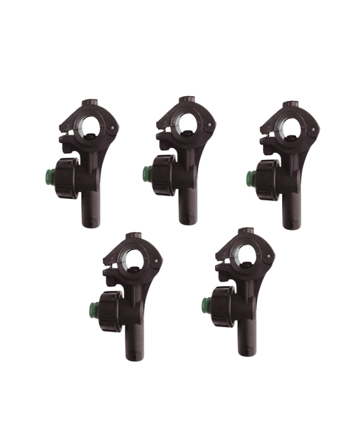 Kit Com 5 Porta Bico Unijet Para Cano de 19mm e 25mm com Furo de Saída 10mm Modelo Jacto e Montana