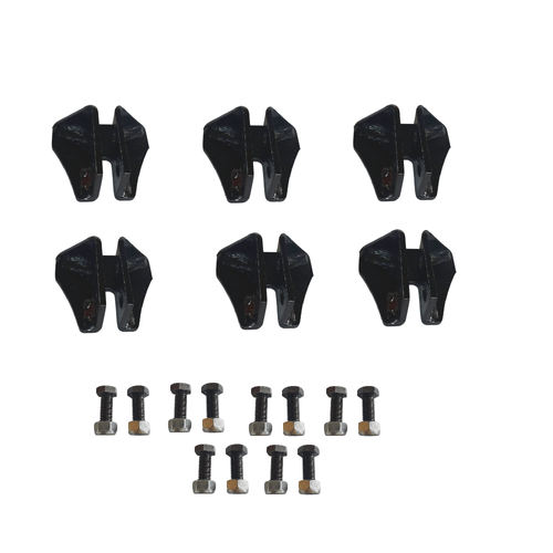 Kit com 6 Lançadores/Raspadores Para Ensiladeiras Nogueira New Pecus e FTN 1000 Código 02.602880