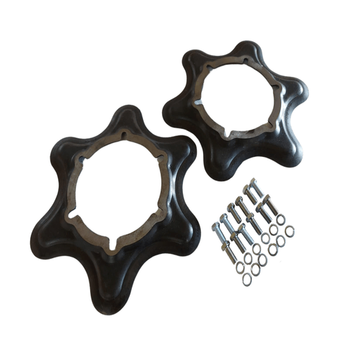 Kit Com 2 Discos de Corte dos Rolos Recolhedores JF90/92/Z10/192/C120/C240 Código Original 02.075377