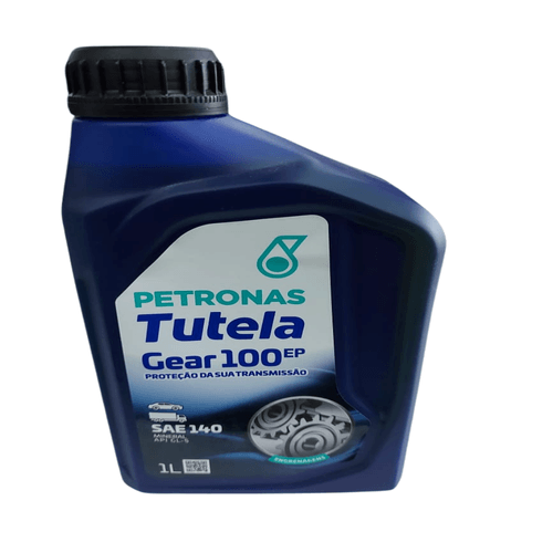 Òleo Fluído de Transmissão 140 Modelo Tutela Gear 100 EP SAE 140 Galão de 1 Litro Petronas