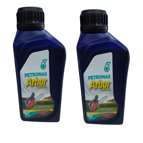 Òleo de Motor 2 Tempos Modelo Arbor Power Mix API TC 2T Kit 1 Litro Petronas