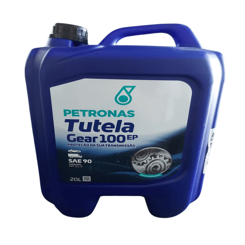 Òleo Motor e Transmissão 90 Modelo Tutela Gear 100 EP SAE 90 Galão de 20 Litros Petronas
