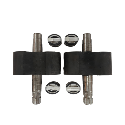 Kit 2 Rotor Lobular Com 4 Selos Mecânicos Para Tanque de Esterco Mepel 4 Polegadas
