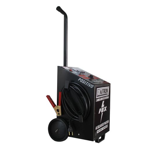 Carregador de Bateria 50AMP Bivolt 12V Com Auxiliar de Partida - Fox - Kitron