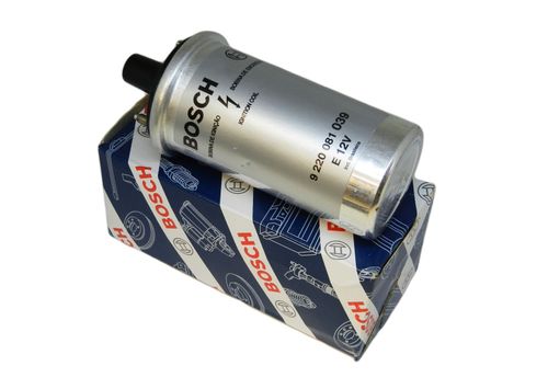 BOBINA DE IGNIÇÃO ALUMÍNIO BOSCH FUSCA 1300 GASOLINA 1968 A 1983