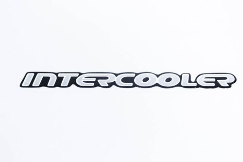 EMBLEMA 'INTERCOOLER' S10 BLAZER 03/...PRATA