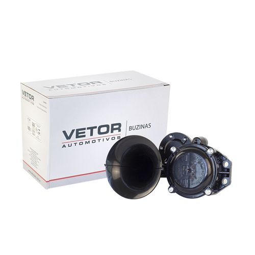 Buzina A Ar Modelo FH  IVECO MB AXOR ACTROS 24V BUZINA 1 CORNETA PRETA 24V P/CAMINHAO  MARCA VETOR