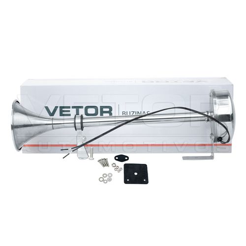 BUZINA ELETRICA1 CORNETA INOX 12V AUTOMOVEIS EM GERAL E MARITIMA BARCOS, LANCHAS, IATES, VELEIROS