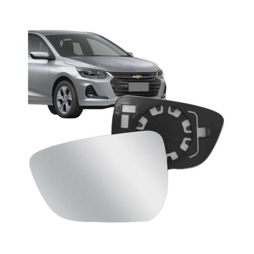 SUBCONJUNTO LENTE RETROVISOR LADO DIREITO CHEVROLET ONIX 2020/2025