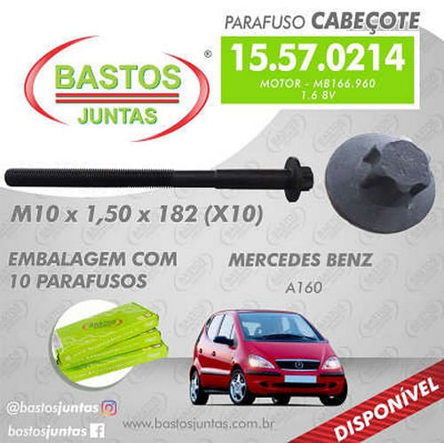 PARAFUSO DE CABECOTE - MBB CLASSE A160 A190