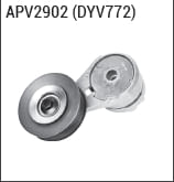 ESTICADOR DA CORREIA-GM - SILVERADO/GRAND BLAZER 4.2D (MWM) - TENSOR ALTERNADOR (COMPLETA - FERRO ESTRIADA)