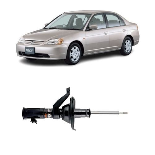 Amortecedor Dianteiro Esquerdo  Honda Civic 2001 2002 1.7