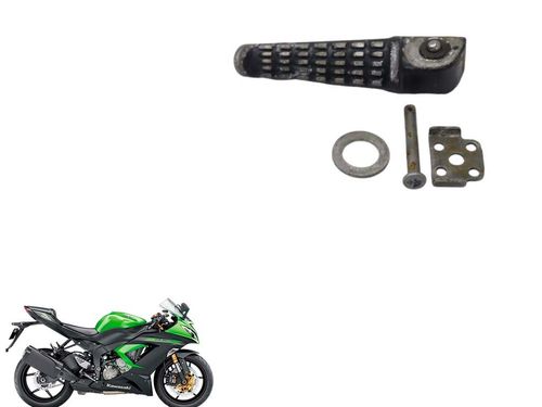 Pedaleira Traseira Esquerda Kawasaki Zx 6 Zx6 13-16