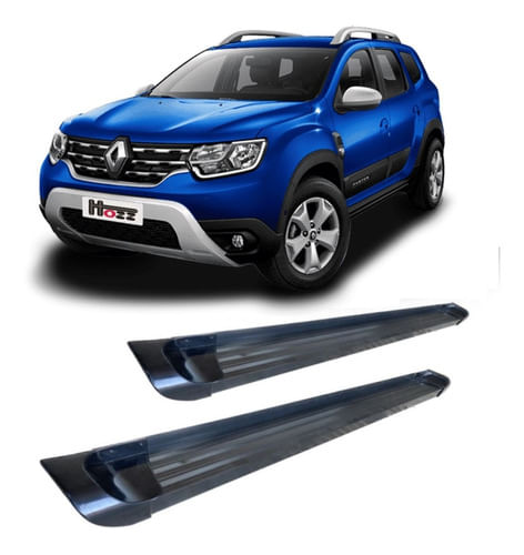 Estribo Duster 2011 A 2017 Alumínio Preto