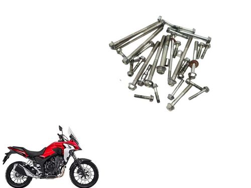 Kit Parafuso Carcaça Motor Honda Cb 500 X Cb500x 13-20