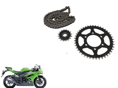 Kit Relação Com Retentor Kawasaki Zx 6 Zx6 09-12